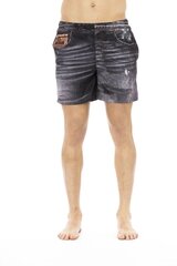 Just Cavalli Beachwear - Y35 151 RMC - Black Y35151RMC_01BLACK-L cena un informācija | Peldšorti, peldbikses | 220.lv