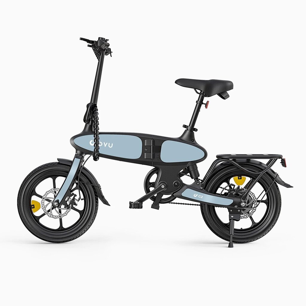 Elektriskais velosipēds DYU C2, 16", zils цена и информация | Elektrovelosipēdi | 220.lv