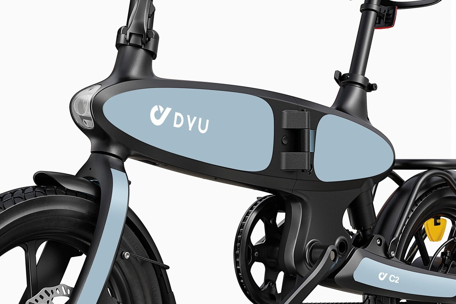 Elektriskais velosipēds DYU C2, 16", zils цена и информация | Elektrovelosipēdi | 220.lv