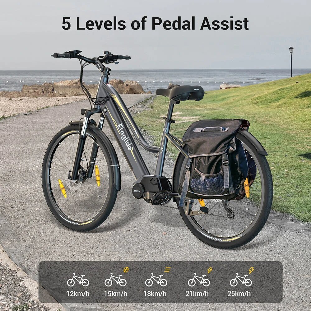 Elektriskais velosipēds Eleglide C1 ST Mid-Drive, 27,5", zils cena un informācija | Elektrovelosipēdi | 220.lv