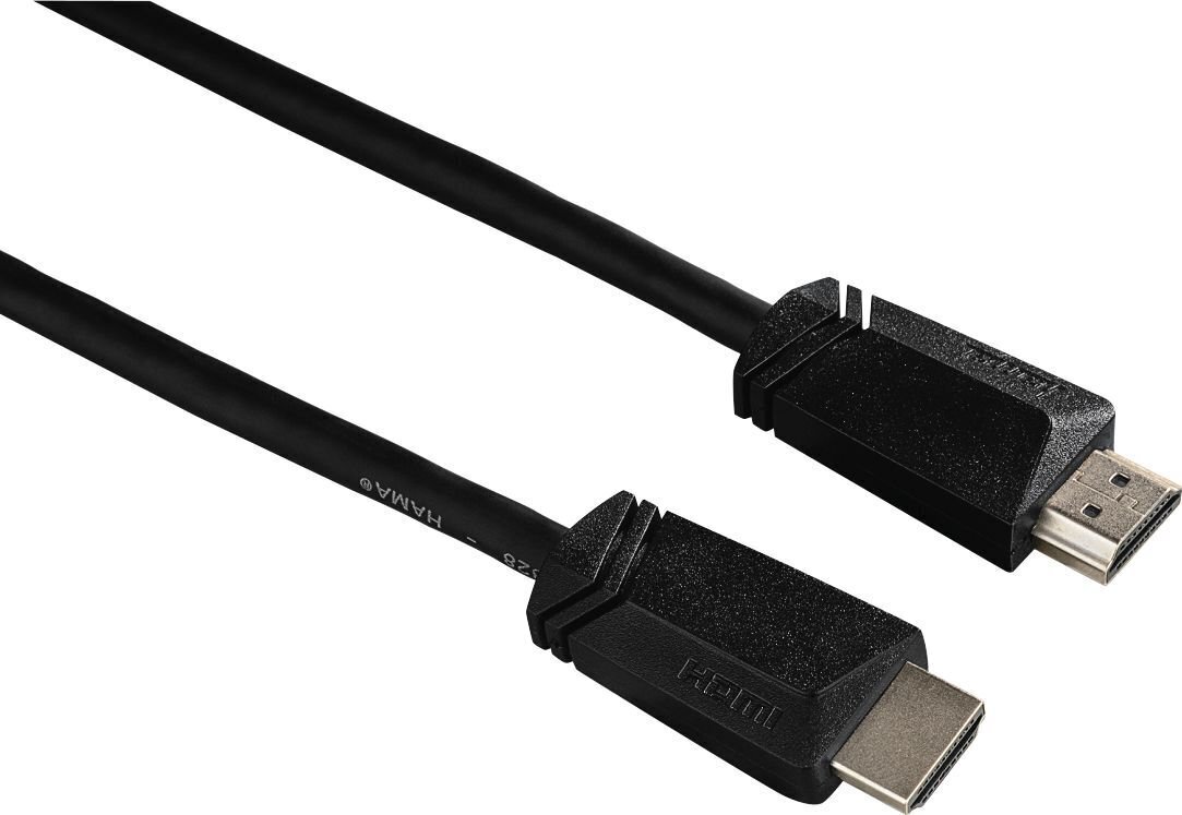 HAMA High Speed HDMI Cable plug - plug Ethernet 1.5 m cena un informācija | Kabeļi un vadi | 220.lv