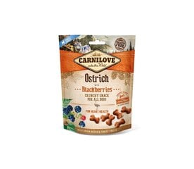 Carnilove Dog Ostrich with Blackberries лакомства для собак, 200 g x 4 цена и информация | Лакомства для собак | 220.lv