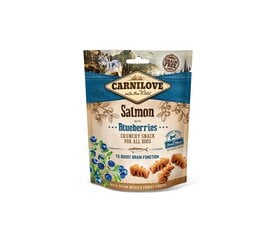 Carnilove Dog Salmon with Blueberries лакомства для собак, 200 g x 4 цена и информация | Лакомства для собак | 220.lv