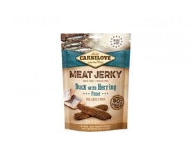 Carnilove Dog Jerky Duck&Herring Fillet лакомства для собак, 100 g x 4 цена и информация | Лакомства для собак | 220.lv