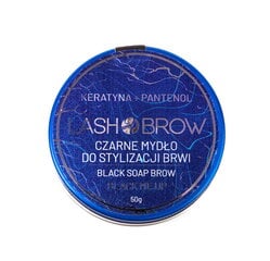 Uzacu ziepes Lash Brow Black Soap Brow, 50 g cena un informācija | Uzacu krāsas, zīmuļi | 220.lv