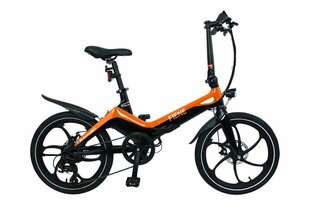 Prece ar bojājumu. Saliekams elektriskais velosipēds Blaupunkt Fiene 20", oranžs cena un informācija | Preces ar bojājumiem | 220.lv