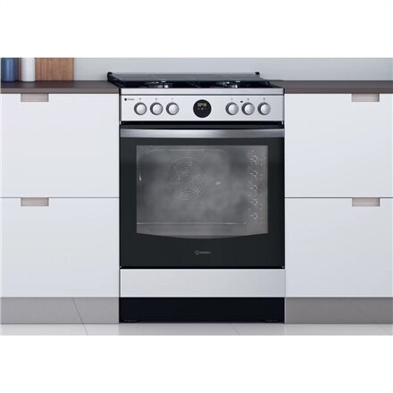 Indesit IS67G8CHX/E/1 cena un informācija | Gāzes plītis | 220.lv