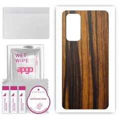 apgo uzlīmju plēves folijas vinils aizmugurei saderīgs ar Xiaomi Mi 10T Pro 5G, Wrap, izturīgs pret skrāpējumiem, viegli uzstādāms - Tigerwood цена и информация | Защитные пленки для телефонов | 220.lv