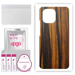 apgo uzlīmju plēves folijas vinils aizmugurei saderīgs ar Xiaomi Mi 11, Wrap, izturīgs pret skrāpējumiem, viegli uzstādāms - Tigerwood cena un informācija | Ekrāna aizsargstikli | 220.lv