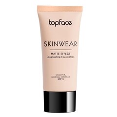 Matēts tonālais krēms Topface Skinwear SPF15, 30 ml cena un informācija | Grima bāzes, tonālie krēmi, pūderi | 220.lv