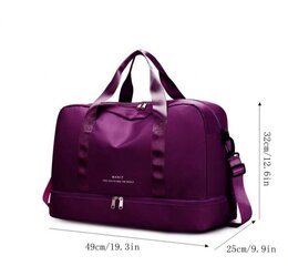 Sporta soma Electronics LV-24217, bordo, 49x32x25 cm, 1 gab. cena un informācija | Sporta somas un mugursomas | 220.lv