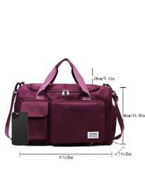 Sporta soma Electronics LV-24238, violeta, 50x28x20 cm, 1 gab. cena un informācija | Sporta somas un mugursomas | 220.lv