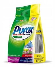 Purox Concentrate color veļas pulveris 120 mazgāšanas reizes, 10 kg + Universāls veļas pulveris Purox, 10 kg cena un informācija | Veļas mazgāšanas līdzekļi | 220.lv