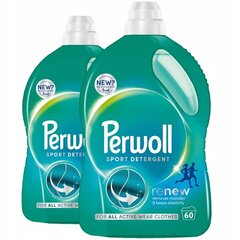 Perwoll Renew Sport Liquid sporta apģērbu mazgāšanai, 6l cena un informācija | Veļas mazgāšanas līdzekļi | 220.lv