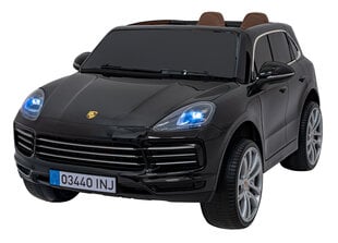 Одноместный электромобиль Porsche Cayenne S, черный цена и информация | Электромобили для детей | 220.lv