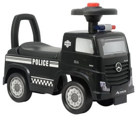 скутер - mercedes actros police rider 3316a, черный цена и информация | Игрушки для малышей | 220.lv