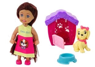мини-кукла со щенком 1 шт. цена и информация | Игрушки для девочек | 220.lv
