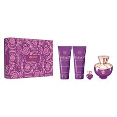 Ķermeņa kopšanas komplekts Versace Dylan Purple sievietēm: parfimērijas ūdens 100 ml + parfimērijas ūdens 5 ml + dušas želeja 100 ml + ķermeņa losjons 100 ml цена и информация | Женские духи | 220.lv