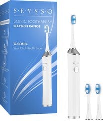 Электрическая зубная щетка Seysso Oxygen O-Sonic SE02, белая цена и информация | Электрические зубные щетки | 220.lv