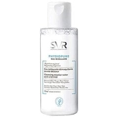 SVR Physiopure attīrošais micellārais ūdens Pure And Mild, 75 ml cena un informācija | Sejas ādas kopšana | 220.lv