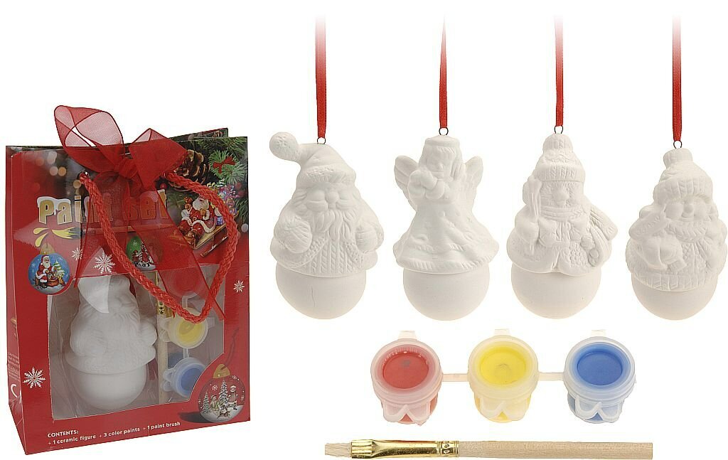 Krāsojama rotaļlieta Artmaker, Ziemassvētku figūriņa Santa Claus cena un informācija | Modelēšanas un zīmēšanas piederumi | 220.lv