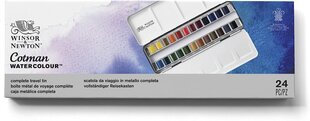 Winsor & Newton Watercolor Color, 24 цвета, Set-Metal Box цена и информация | Принадлежности для рисования, лепки | 220.lv