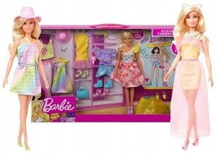 Drēbju skapis Barbie Sweet Match Dress Up cena un informācija | Rotaļlietas meitenēm | 220.lv