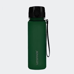 Dzērieni UZSPACE TRITAN bez BPA, 500 ml, plastmasas - 3026-BRIGHT-GREEN cena un informācija | Ūdens pudeles | 220.lv