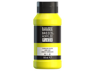 Akrila krāsa Liquitex 118ml, 981 fluorescent yellow cena un informācija | Modelēšanas un zīmēšanas piederumi | 220.lv