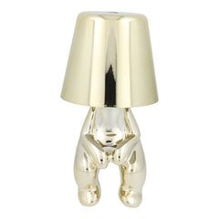 Art Deco galda lampa Gold Man 2 cena un informācija | Galda lampas | 220.lv