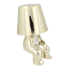 Art Deco galda lampa Gold Man 2 cena un informācija | Galda lampas | 220.lv