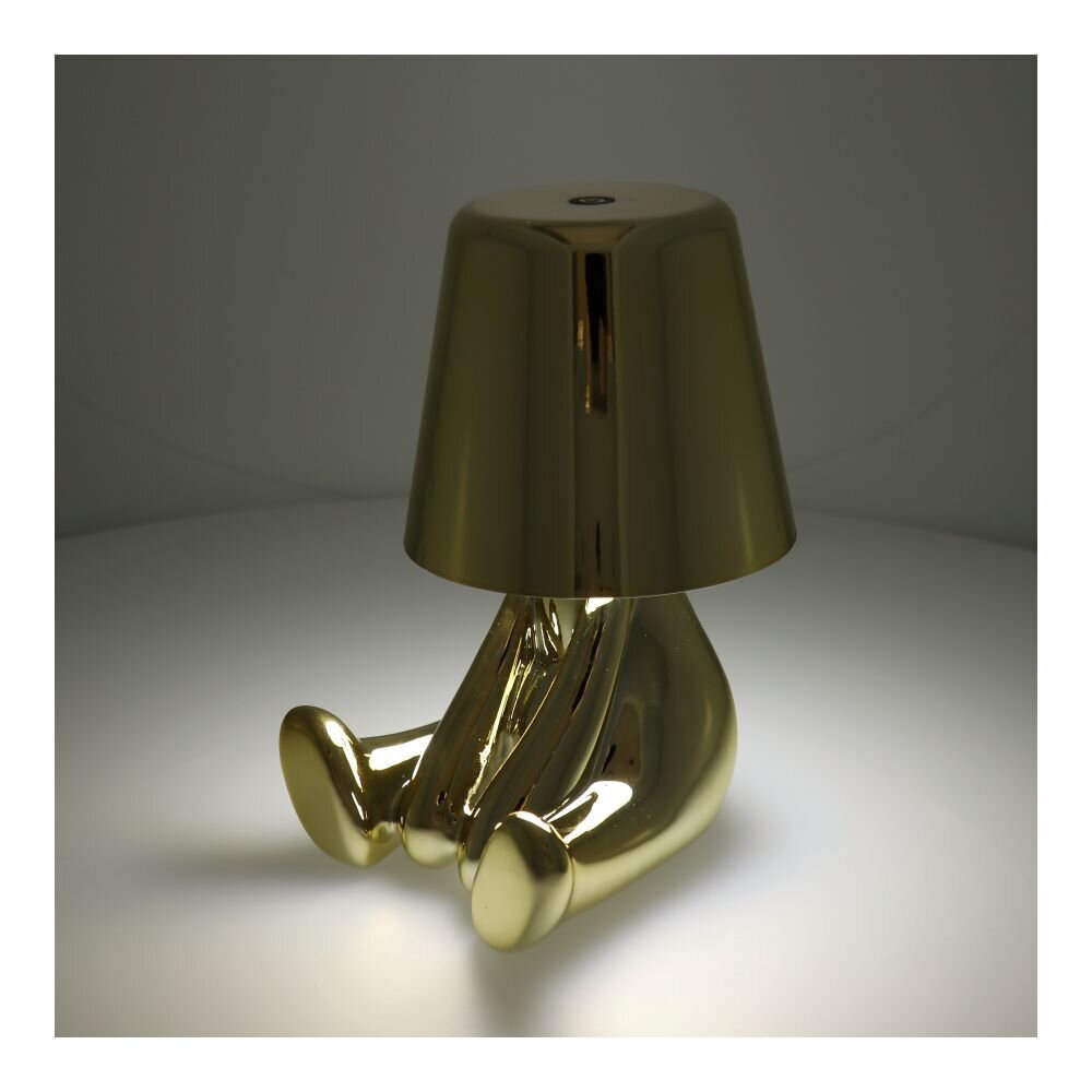 Art Deco galda lampa Gold Man 5 cena un informācija | Galda lampas | 220.lv