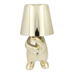 Art Deco galda lampa Gold Man 3 cena un informācija | Galda lampas | 220.lv