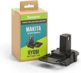 Badaptor adapters Makita baterija uz Ryobi 18V instrumentu цена и информация | Шуруповерты, дрели | 220.lv