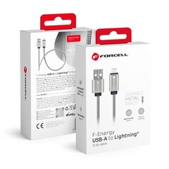 Forcell, USB-Lightning, 1m cena un informācija | Kabeļi un vadi | 220.lv