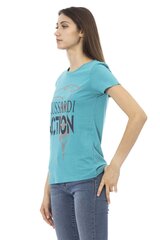 Trussardi Action - 2BT02 - Blue 2BT02_72Turquoise-XXL цена и информация | Женские футболки | 220.lv