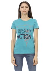 Trussardi Action - 2BT02 - Blue 2BT02_72Turquoise-XXL цена и информация | Женские футболки | 220.lv