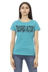 Trussardi Action - 2BT01 - Blue 2BT01_72Turquoise-XXL cena un informācija | T-krekli sievietēm | 220.lv