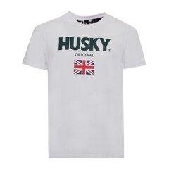 Husky - HS23BEUTC35CO177-JOHN - White HS23BEUTC35CO177-JOHN-C454-F6-60 цена и информация | Мужские футболки | 220.lv