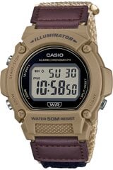 Casio - W-219H - Brown W-219HB-5A цена и информация | Мужские часы | 220.lv