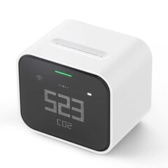 Qingping Air Monitor Lite, Apple HomeKit saderīgs Wi-Fi viedās gaisa kvalitātes mērīšanas ierīce atpazīst iekštelpu CO2, PM2.5, PM10, temperatūra un mitrums, gaisa mērīšanas ierīce cena un informācija | Mitruma, temperatūras, pH, ORP mērītāji | 220.lv