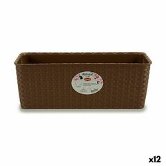 Наружный ящик для растений Stefanplast Бежевый Пластик 39 x 13,5 x 15,5 cm (12 штук) цена и информация | Вазоны | 220.lv