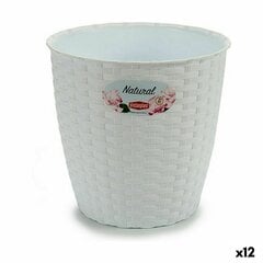 Подставка под цветочный горшок Stefanplast Белый Пластик 19 x 17,5 x 19 cm (12 штук) цена и информация | Вазоны | 220.lv