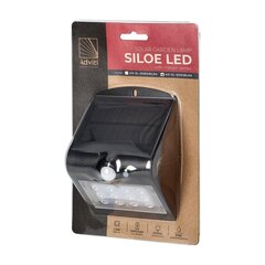 Āra sienas lampa SILOE LED 1,5W 4000K ar kustības detektoru OR-SL-6083BLR4 melna cena un informācija | Āra apgaismojums | 220.lv