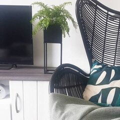 Home&amp;Styling metāla puķu pods ar statīvu, 50 cm cena un informācija | Puķu podi | 220.lv