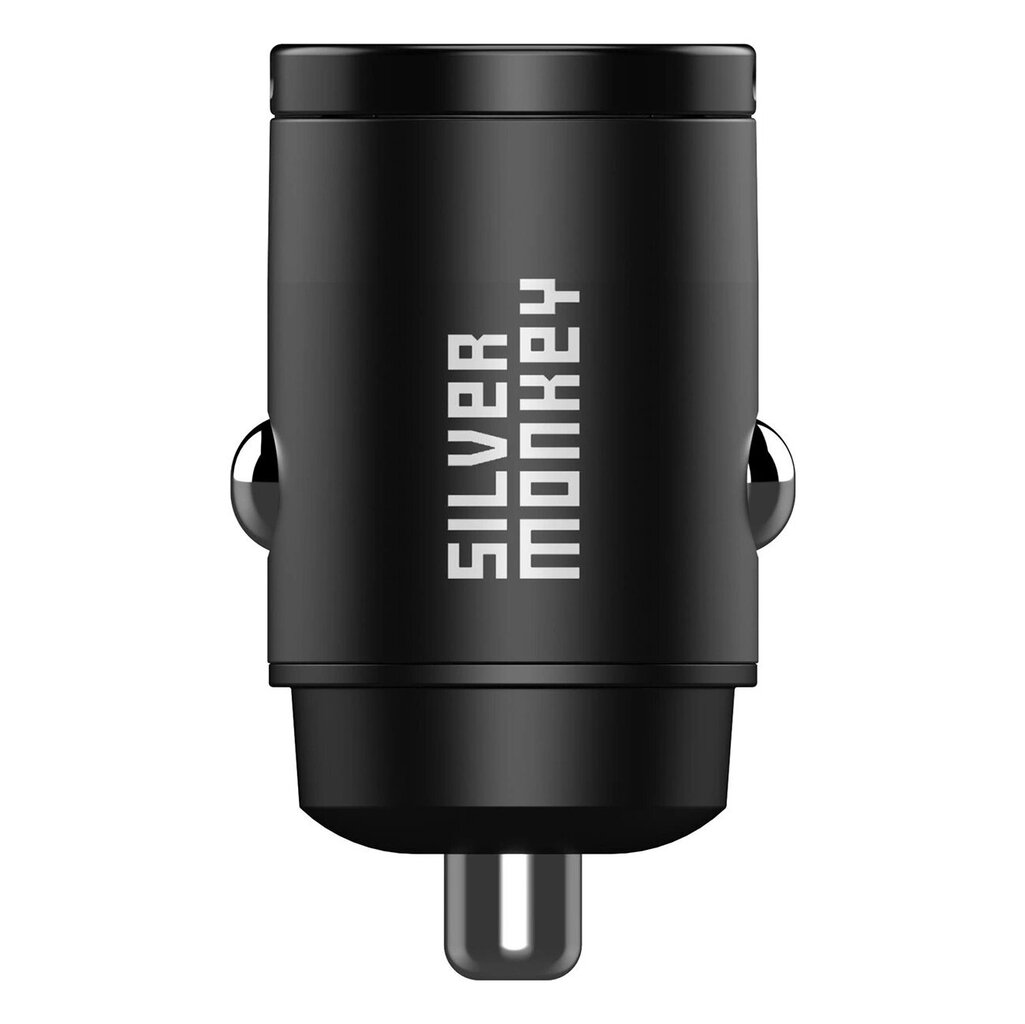 Silver Monkey PD-CPCT30-SM 30W 1x USB-C PD car charger - black цена и информация | Auto 12V el. piederumi | 220.lv