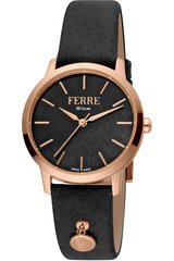 Ferrè Milano - X093_FM1L152L - Black FM1L152L0131 cena un informācija | Sieviešu pulksteņi | 220.lv