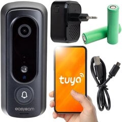 Bezvadu durvju zvans ar kameru WiFi Tuya EasyCam EC-VDB2 цена и информация | Домофоны | 220.lv