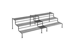 Полка для специй Metaltex, 28x23x13 см, черный цена и информация | Полки | 220.lv