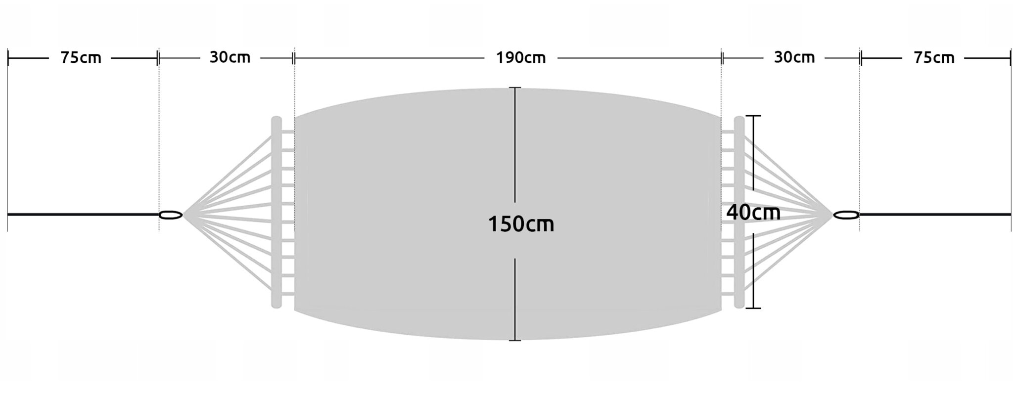 Šūpuļtīkls Active plus, 150x190 cm, dažādas krāsas cena un informācija | Šūpuļtīkli | 220.lv